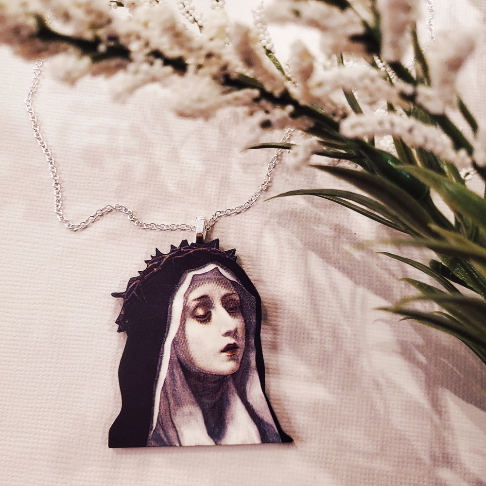Virgin Crown of Thorns Necklace